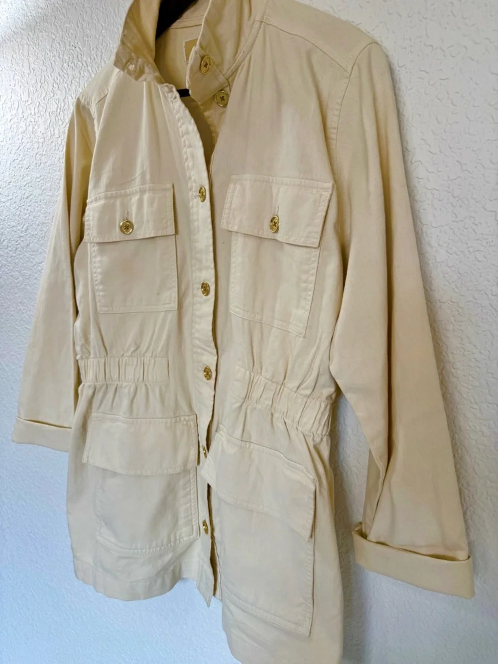 Michael Kors Utility Jacket | Safari Style | 100% Cotton | Size M - Picture 5 of 14